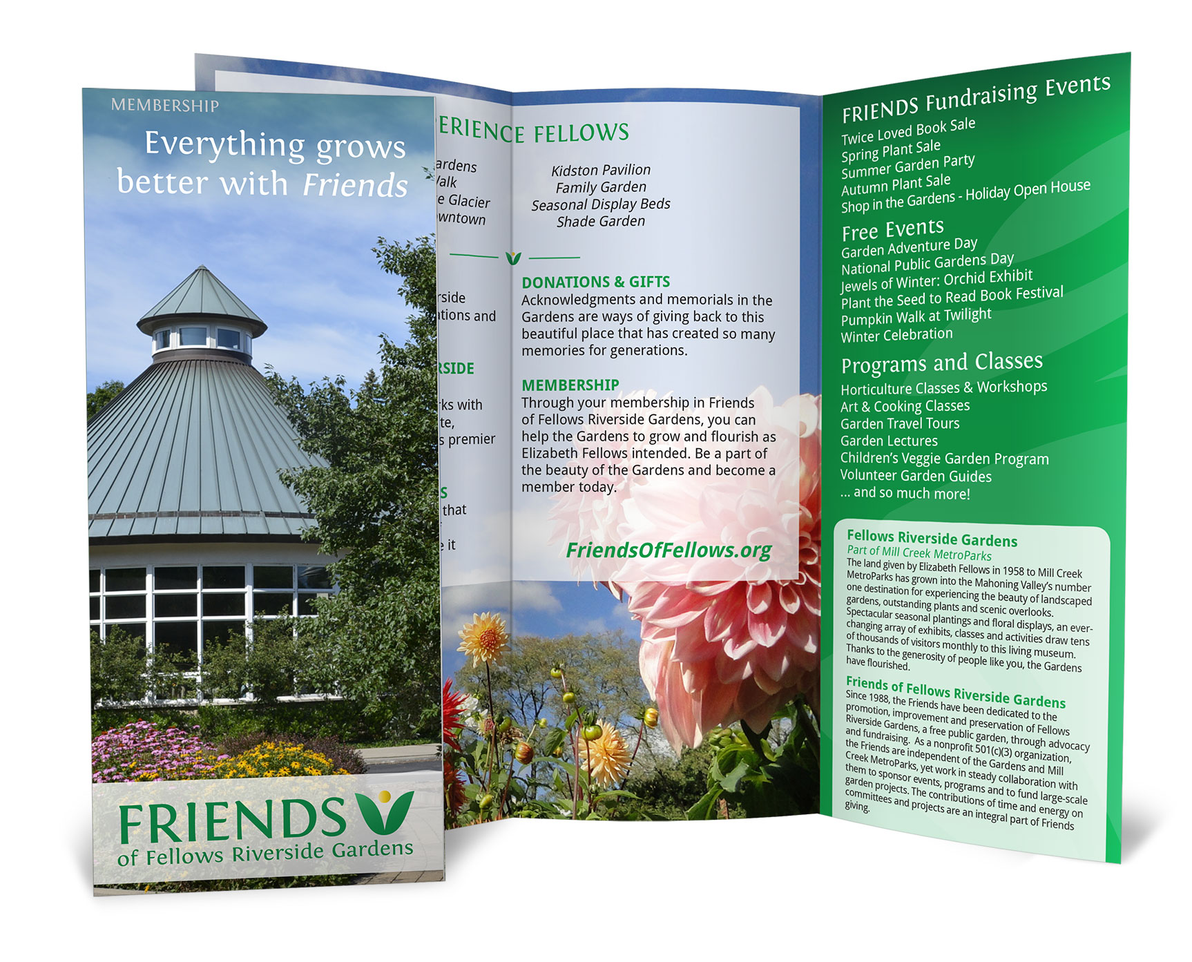 Friends Of Fellows Riverside Gardens Brochure Jet Creative